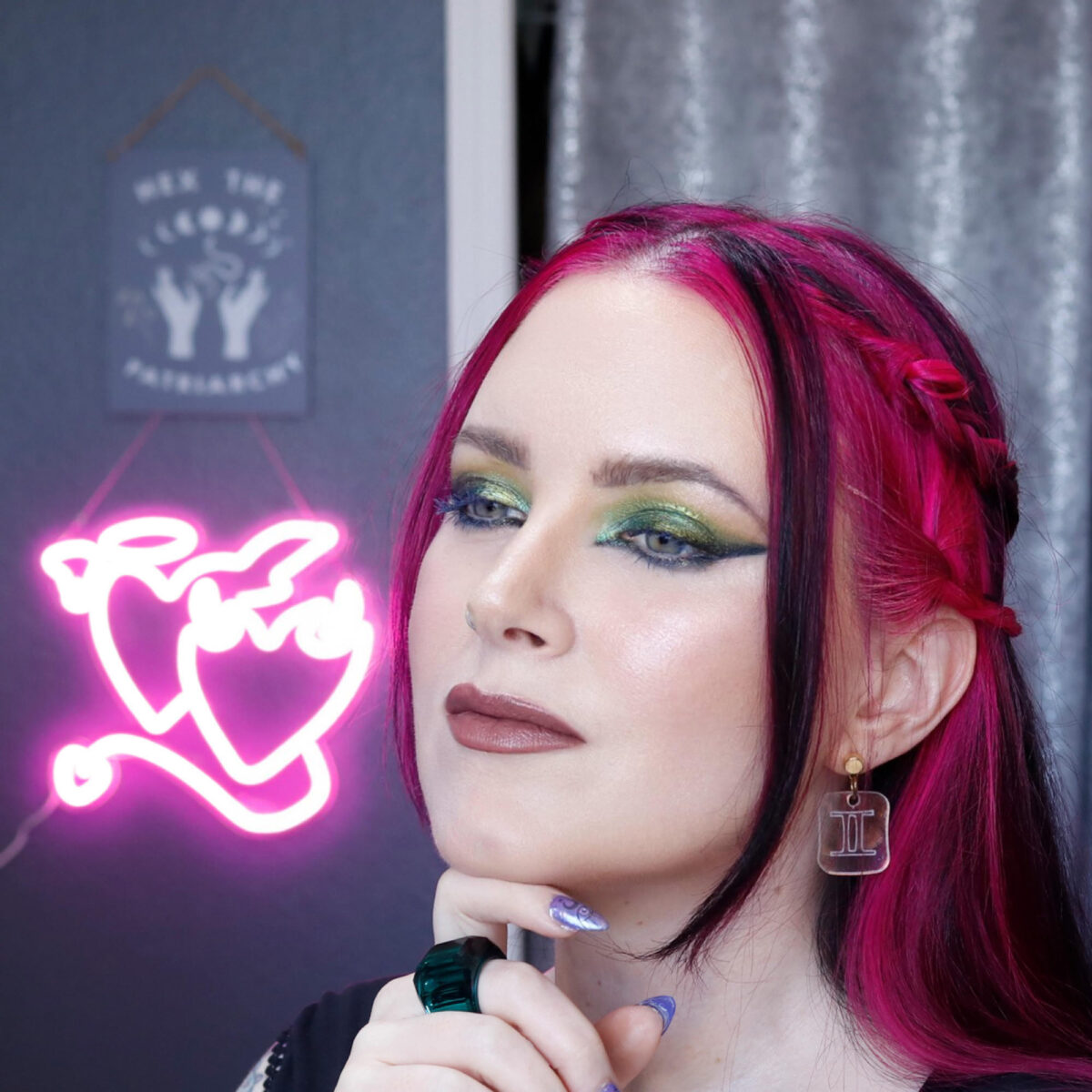 Danessa Myricks Escapism Lightworks IV Palette Look