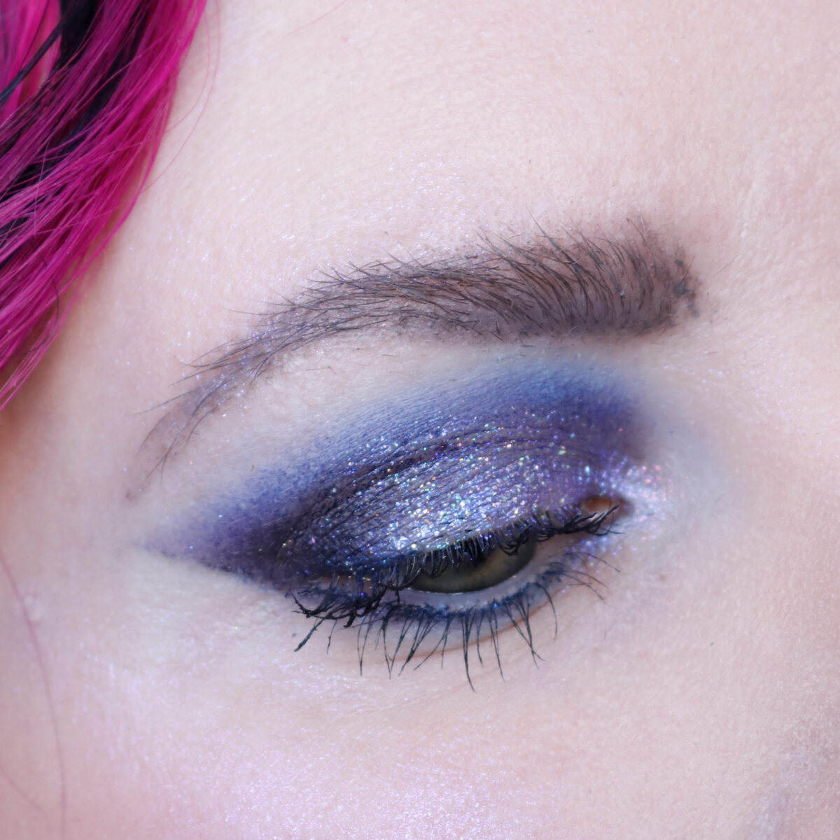 Adept Pixelated Pulse Makeup Look