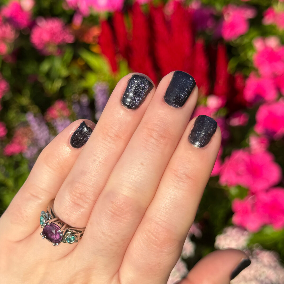 FUN Lacquer Lavender Platinum Diamond Magnetic Gel Polish