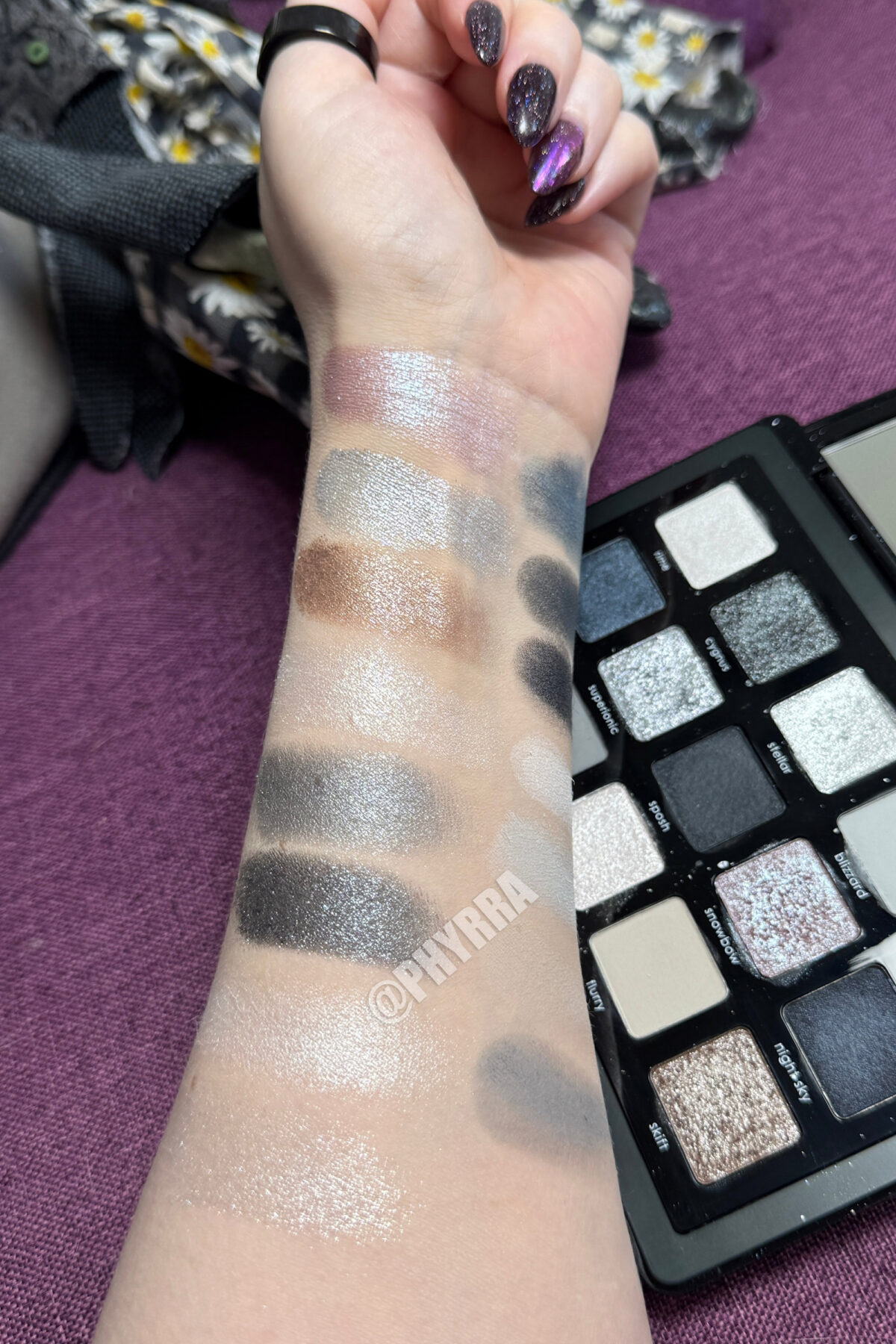 Natasha Denona Xenon Palette Review and swatches by Cordelia Frost of phyrra.blog.
