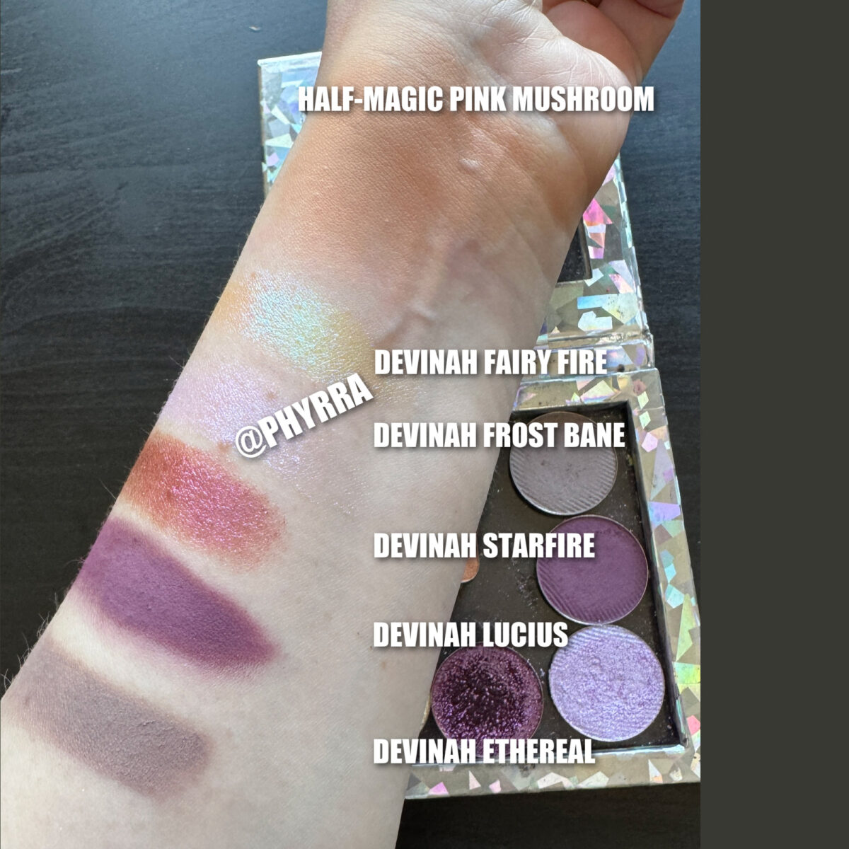 Singles Eyeshadow Swatches on Very Fair Neutral Cool Skin