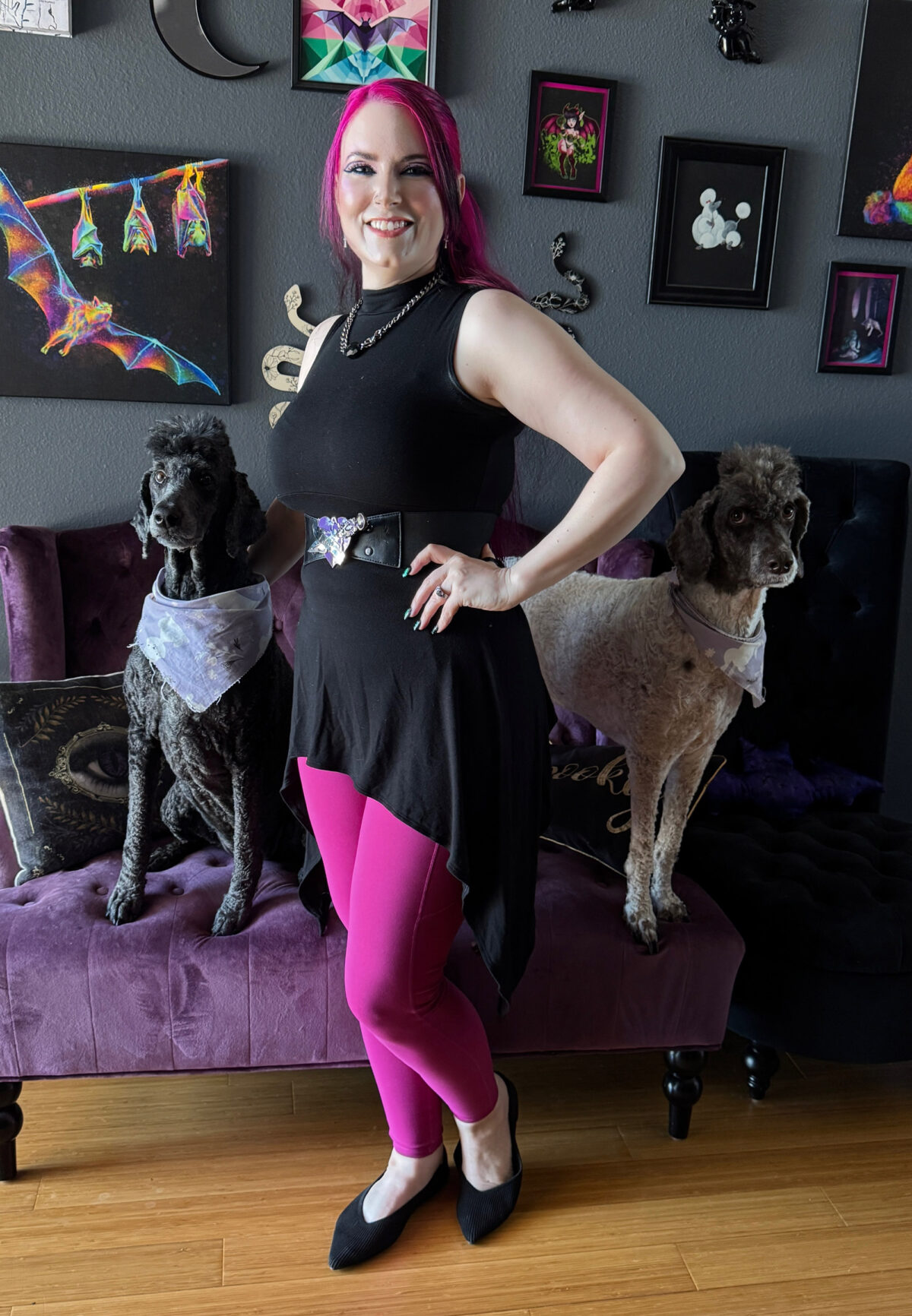 Black and Pink Alternative Fashion Outfit Inspiration