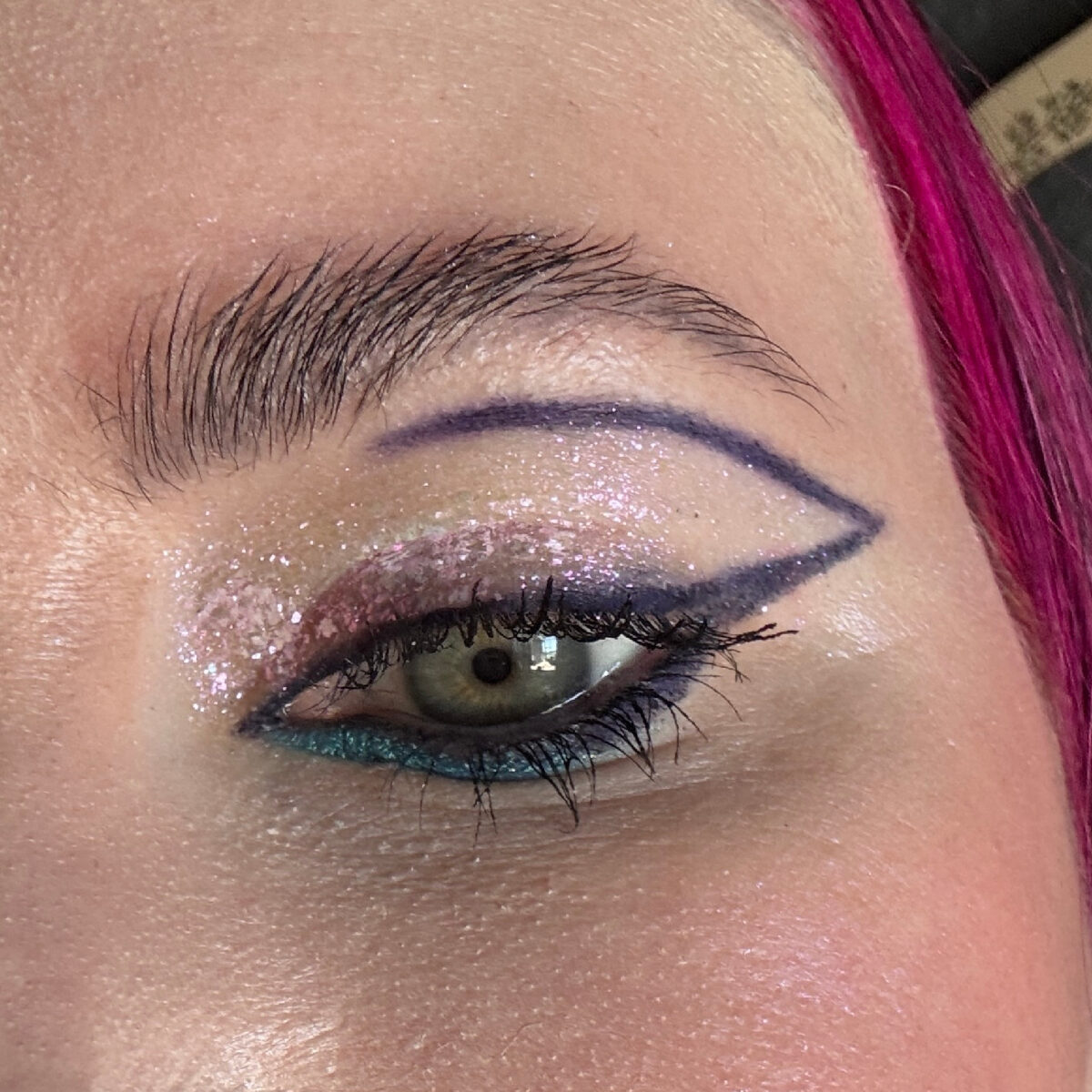 Blue Makeup for Blue Green Eyes