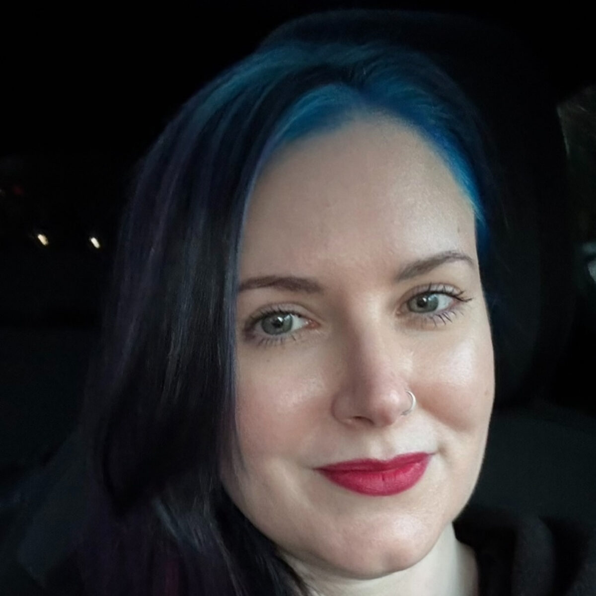 Blue Indigo Purple Black Hair, beauty over 40