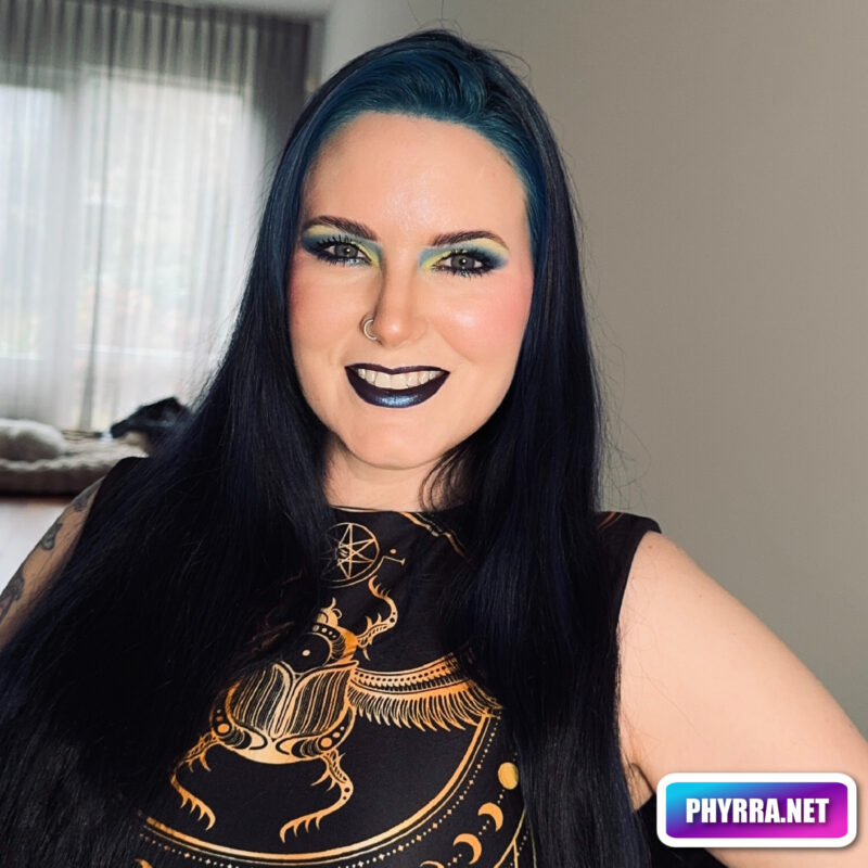 Sapphire Blue Hair, by Alternative Beauty Expert Cordelia Frost